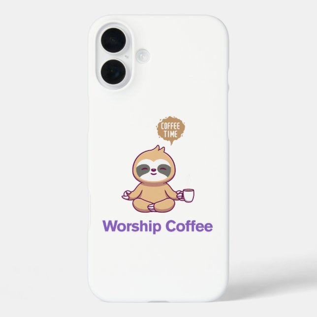 Worship-Kaffee - iPhone 16 Plus Case-Mate iPhone Hülle (Rückseite)
