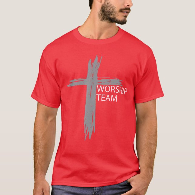 Worshipeam for Church Choir and Christian Music Ba T-Shirt (Vorderseite)
