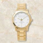 Worshipful Master Freemason Masonic Lodge Armbanduhr<br><div class="desc">Worshipful Master,  Freemason,  Masonic Lodge Wohltätigkeit,  Gedenkuhr. Personalisieren Sie es mit Ihrem eigenen Text.</div>
