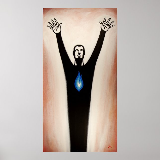 Worshiping Man Poster (Vorne)