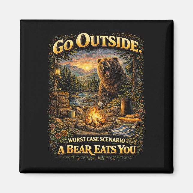 Worst Case Wilderness Magnet (Vorne)