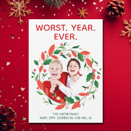 Worst Year Ever Funny Dark Spaß Weihnachten