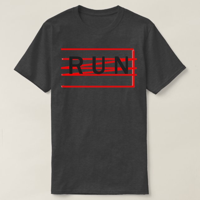 Wort ausführen T-Shirt (Design vorne)