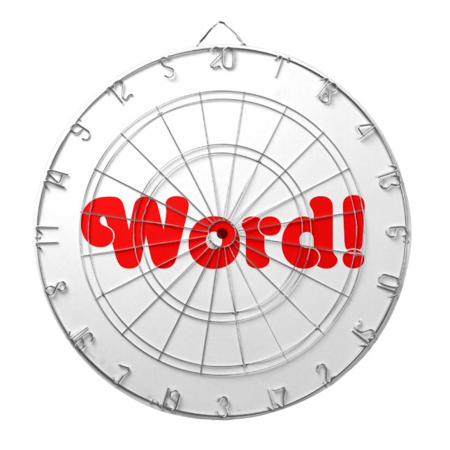 Wort! Dartscheibe (vorne)