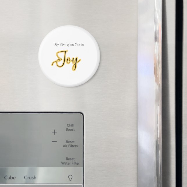 Wort des Jahres - Freude Magnet (In Situ (Kühlschrank))