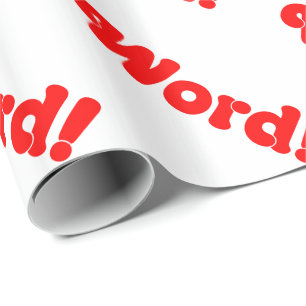 Wort! Geschenkpapier