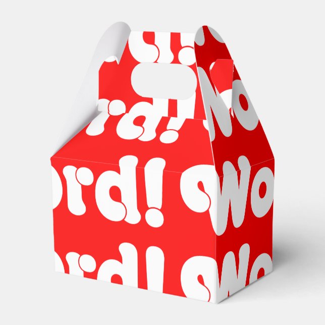 Wort! Geschenkschachtel (Vorderseite)