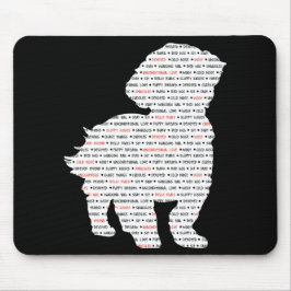 Wort-Kunst Shih Tzu Mousepad