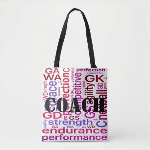 Wort-Kunstnetball-Zug-Taschen-Tasche
