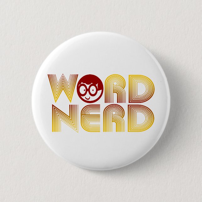 Wort-Nerd Button (Vorderseite)