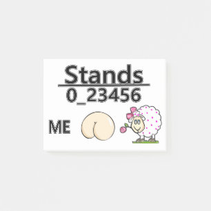 Wort-Puzzlespiel für Freund-Freundin Post-it Klebezettel