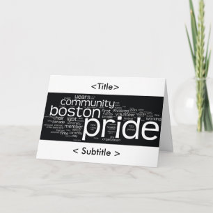 Wort-Wolken-Gruß Karte