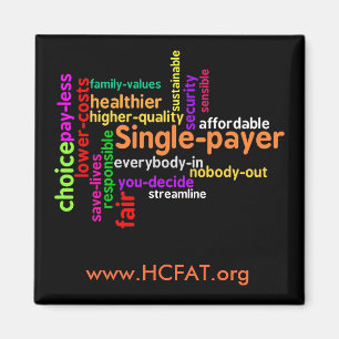 Wort-Wolken-Magnet Magnet