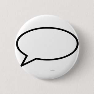 Wortblase Links Trans Das MUSEUM Zazzle Geschenke Button