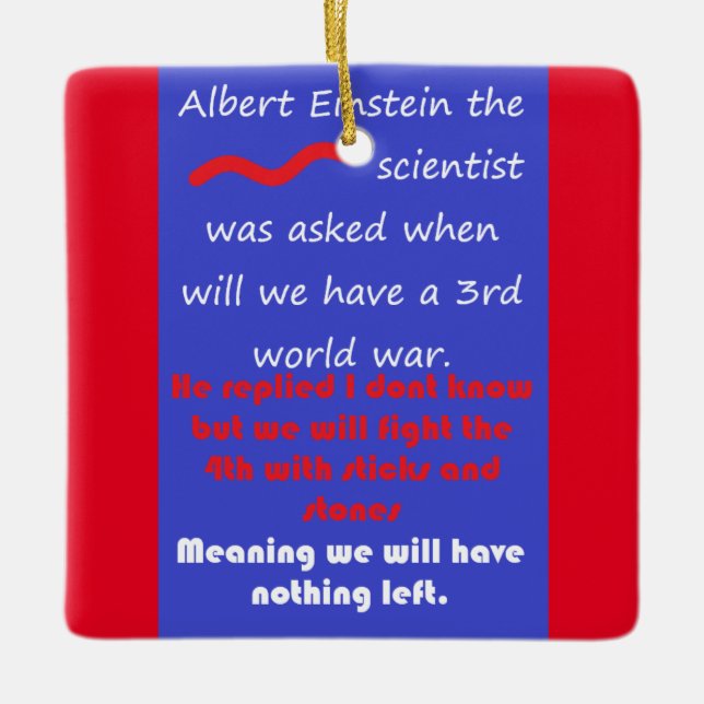 WORTE BILDUNG MATH SCIENCE IDEAS KERAMIKORNAMENT (Vorderseite)