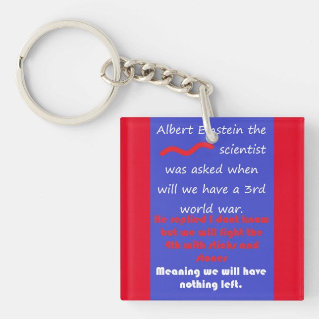 WORTE BILDUNG MATH SCIENCE IDEAS SCHLÜSSELANHÄNGER (Vorderseite)