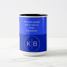 Worte der Ermutigung Kaffee-Tasse Zweifarbige Tasse