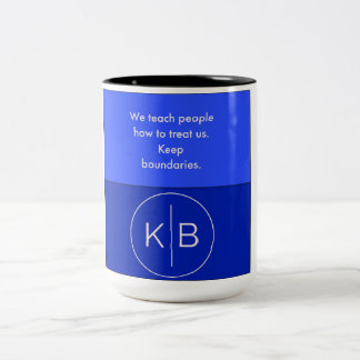 Worte der Ermutigung Kaffee-Tasse Zweifarbige Tasse