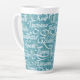 Worte der Freundschaft Calligraphy Bestie Milchtasse