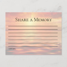 Worte der Liebe Sonnenuntergang Ozean Horizon geme Einladungspostkarte