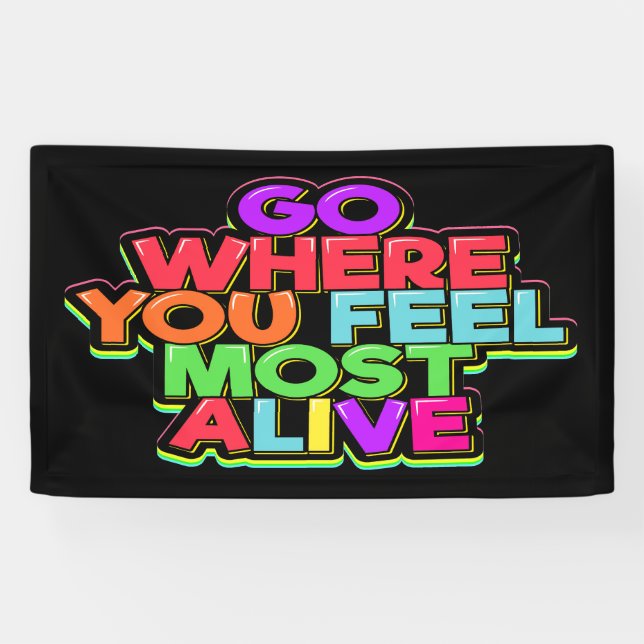 Worte der lustigen Weisheit Banner (Horizontal)
