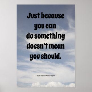 Worte der Weisheit. Poster