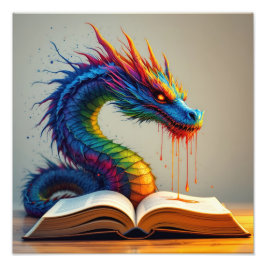 Worte des Drachen Fotodruck