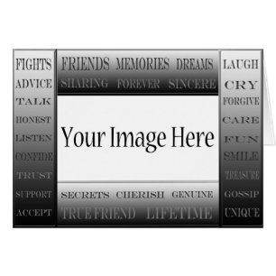 Worte des freundschaftlichen Bilderrahmens von Shi