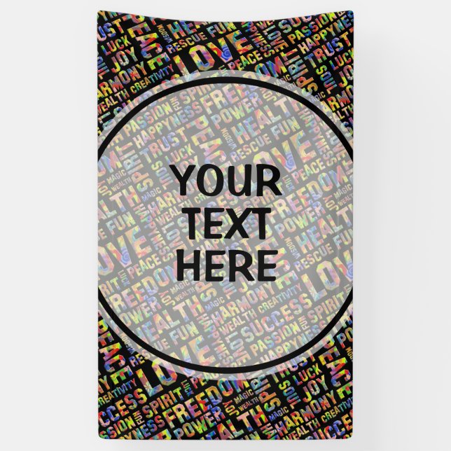 Worte des Geistes / positives Denken 1 Banner (Vertikal)