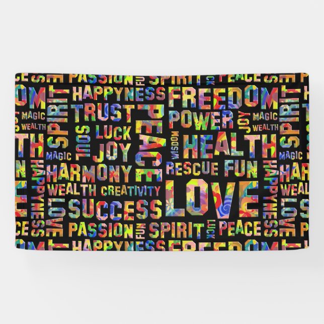 Worte des Geistes / positives Denken 1 Banner (Horizontal)