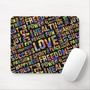 Worte des Geistes / positives Denken 1 Mousepad