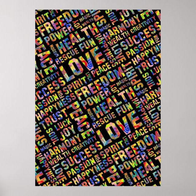 Worte des Geistes / positives Denken 1 Poster (Vorne)