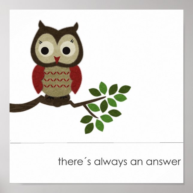 "Worte des Hoffnungsplakats Poster (Vorne)