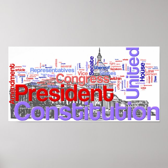 Worte des Verfassungspakets Poster (Vorne)