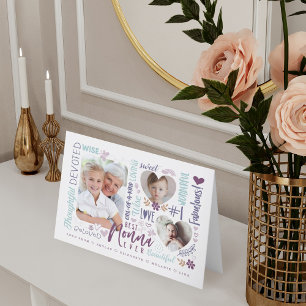 Worte für die beste Nonna ever für jede Gelegenhei Karte