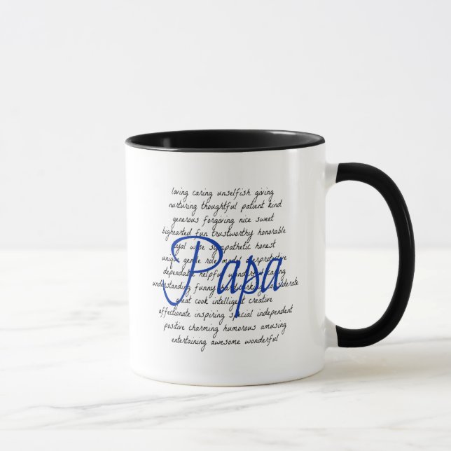 Worte für Papa Tasse (Rechts)