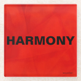 Worte Glasuntersetzer