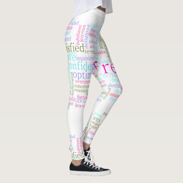 Worte Leggings (Rechts)
