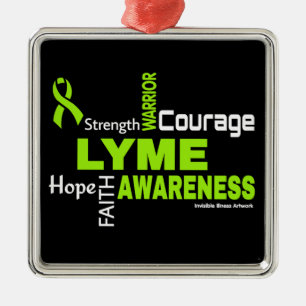 Worte... Lyme Ornament Aus Metall