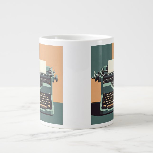 Worte nehmen Form an Jumbo-Tasse (Vorderseite)