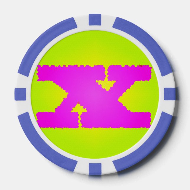 Worte Pokerchips (Vorderseite)