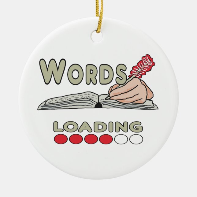 Worte schreiben keramik ornament (Vorne)
