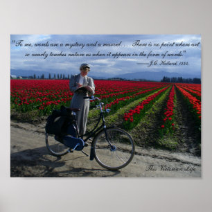 Worte sind ein Wunder - Viktorianisches Zitat schr Poster