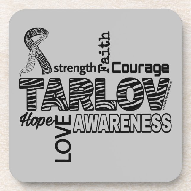 Worte... Tarlov-Zyste Getränkeuntersetzer (Vorderseite)