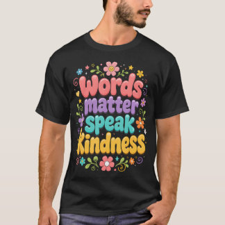 Worte zählen, Freundlichkeit sprechen, lustige Doo T-Shirt