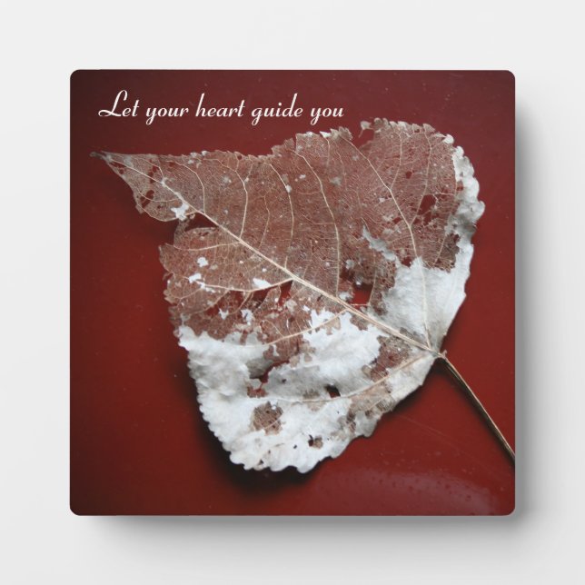 Wörter der Weisheit Tabletop Plaque mit Easel Fotoplatte (Vorderseite)