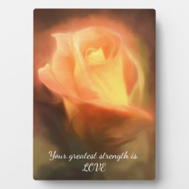 Wörter der Weisheit Tabletop Plaque mit Easel Fotoplatte