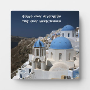 Wörter der Weisheit Tabletop Plaque mit Easel Fotoplatte