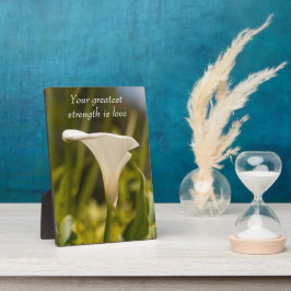 Wörter der Weisheit Tabletop Plaque mit Easel Fotoplatte