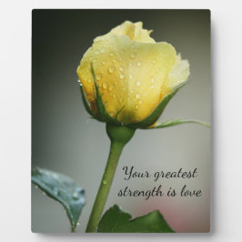 Wörter der Weisheit Tabletop Plaque mit Easel Fotoplatte